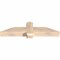 Ekena Millwork Eugene Smooth Timber Gable Bracket, Douglas Fir, 48"W x 12"H x 5 1/2"D x 5 1/2"F, 6/12 Pitch GBW048X12X0606EUG00SDF - alternate 5